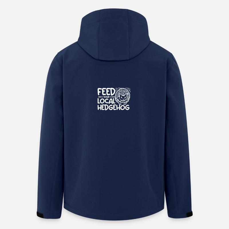 Feed your local hedgehog - Recycelte Männer Softshell-Jacke von Stanley/Stella - Navy