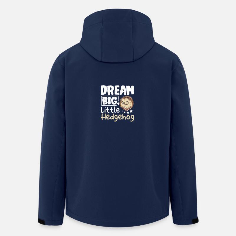 Rêver grand petit hérisson - Veste softshell homme en polyester recyclé Stanley/Stella - marine