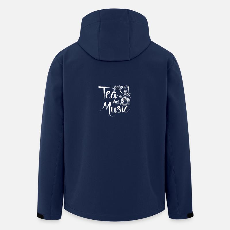 Tea and Music - Men’s Recycled Softshell Jacket by Stanley/Stella - navy