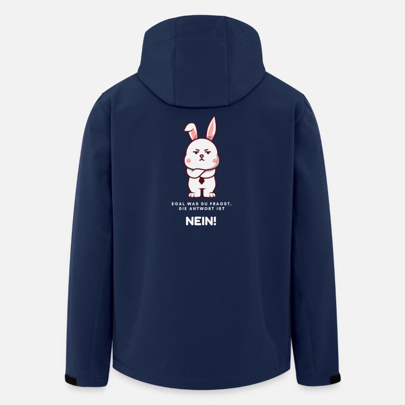 Rabbit says no! - Men’s Recycled Softshell Jacket by Stanley/Stella - navy