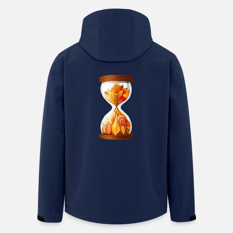 Sanduhr des Herbstes - Recycelte Männer Softshell-Jacke von Stanley/Stella - Navy