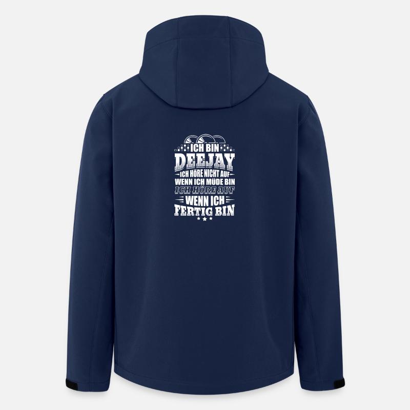 DJ Deejay Djing Shirt T-Shirt Nicht Müde - Recycelte Männer Softshell-Jacke von Stanley/Stella - Navy
