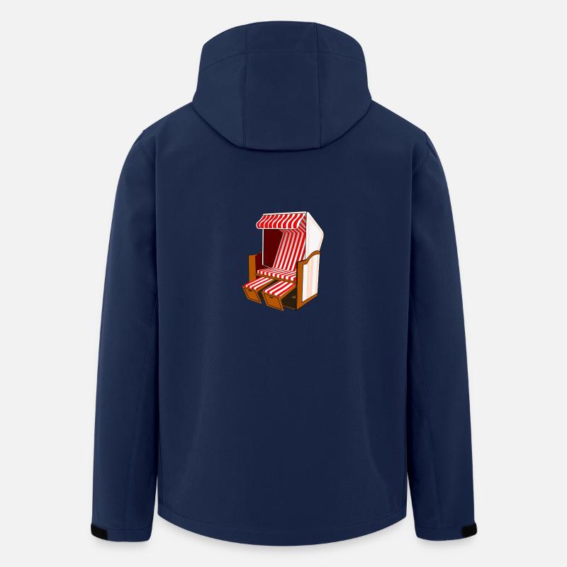 Strandkorb - Recycelte Männer Softshell-Jacke von Stanley/Stella - Navy