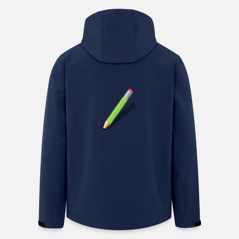 crayon - Veste softshell homme en polyester recyclé Discoverer Stanley/Stella - marine