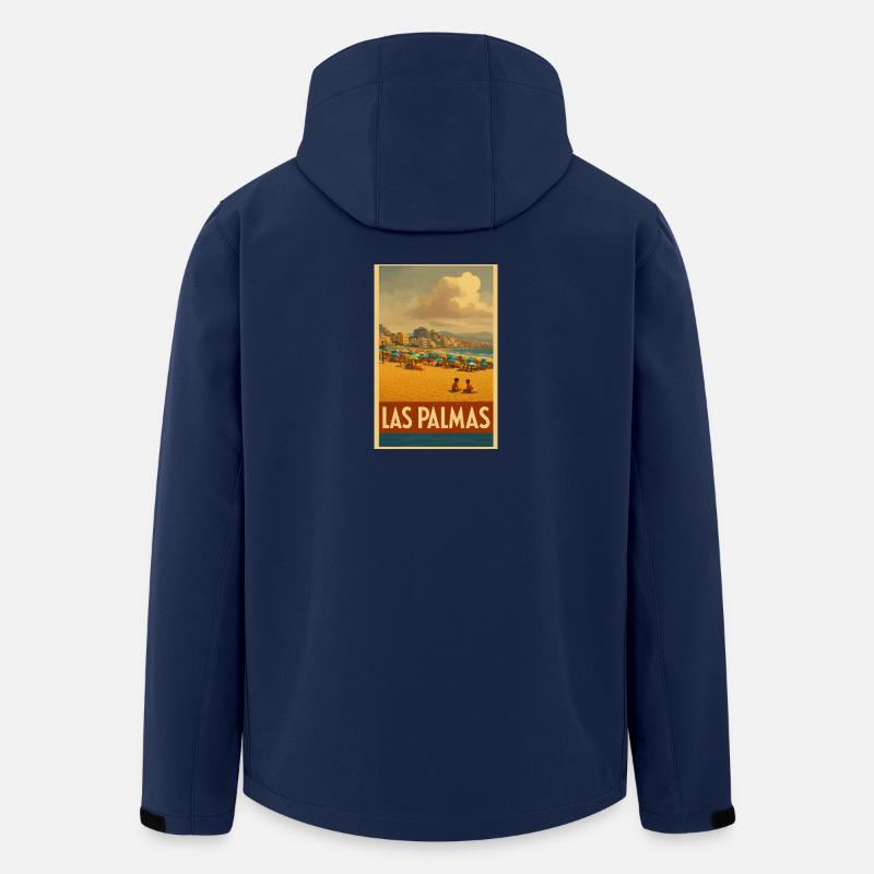 Strand von Las Palmas de Gran Canaria  - Recycelte Männer Softshell-Jacke von Stanley/Stella - Navy