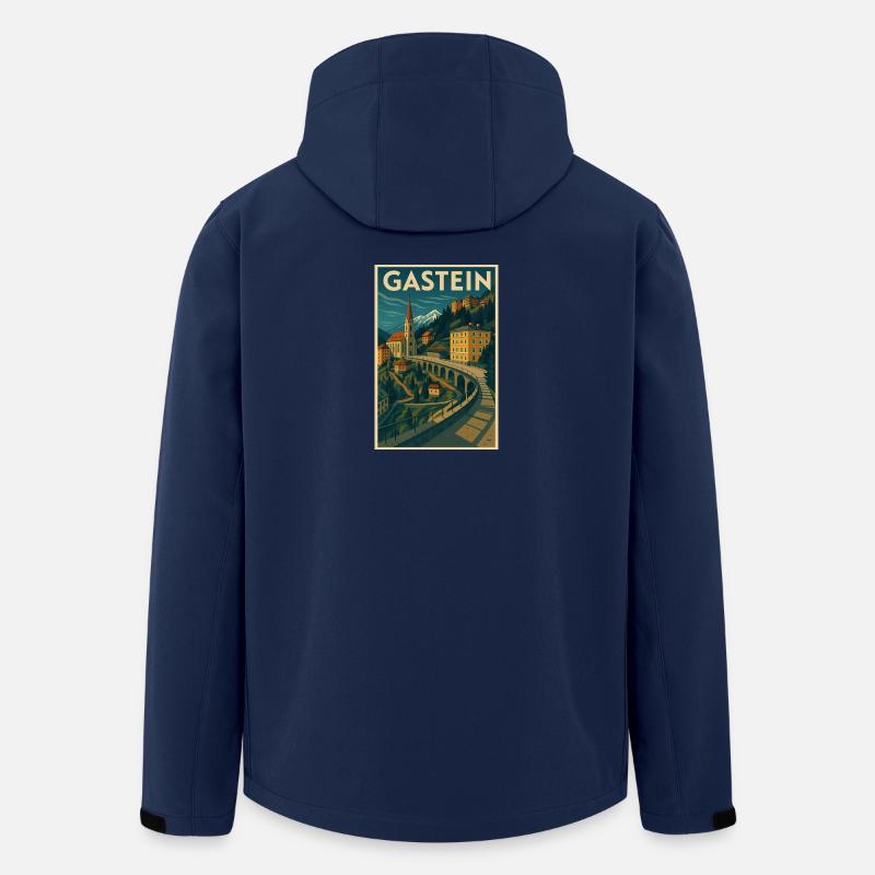 Bad Gastein - Recycelte Männer Softshell-Jacke von Stanley/Stella - Navy