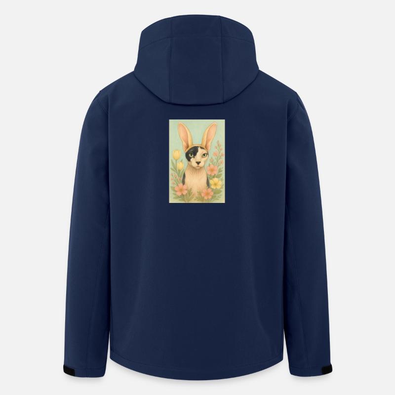 Ostersphynxkatze - Recycelte Männer Softshell-Jacke von Stanley/Stella - Navy