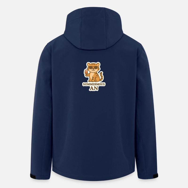 Ferien - Recycelte Männer Softshell-Jacke von Stanley/Stella - Navy