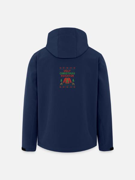 Ugly Christmas Sweater Weihnachtspullover Hässlich - Recycelte Männer Softshell-Jacke von Stanley/Stella - Navy
