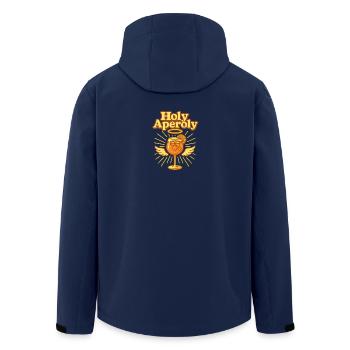 Holy Aperoly Halo - Men’s Recycled Softshell Jacket by Stanley/Stella - navy - Back - AI Model Male 185 light (185cm)