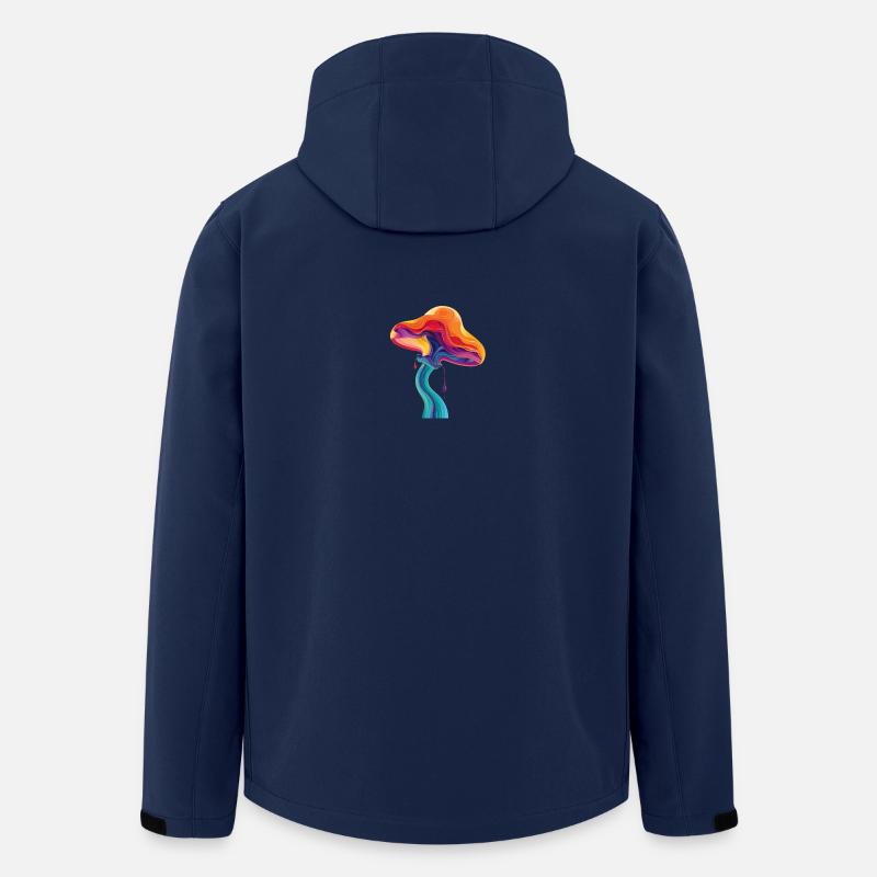 Classic Mushroom - Recycelte Männer Softshell-Jacke von Stanley/Stella - Navy