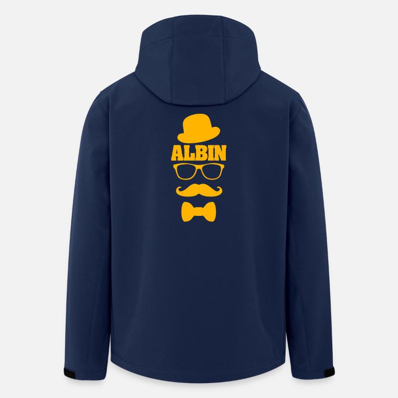 Hipster Albin - Veste softshell homme en polyester recyclé Stanley/Stella - marine