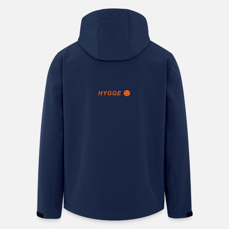 Winterspaß mit lächelnden Riffen - Recycelte Männer Softshell-Jacke von Stanley/Stella - Navy
