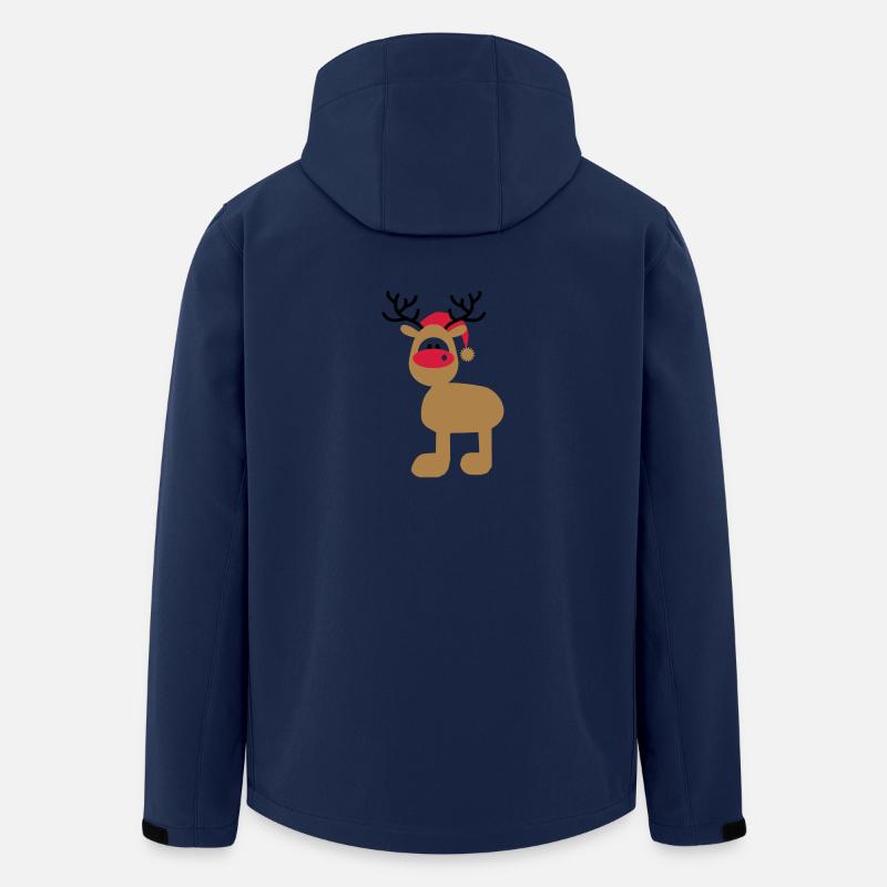 Weihnachten - Recycelte Männer Softshell-Jacke von Stanley/Stella - Navy