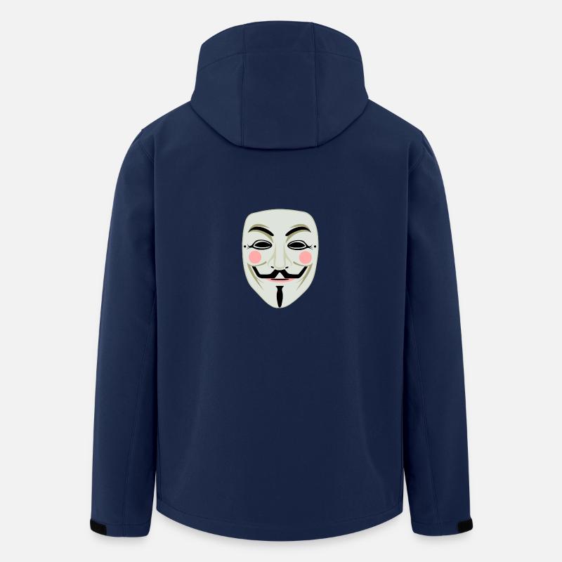 Anonymous - Recycelte Männer Softshell-Jacke von Stanley/Stella - Navy