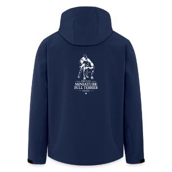 Bull Terrier miniature Maman Bullterrier Wilsigns - Veste softshell homme en polyester recyclé Stanley/Stella - marine - Dos - AI Model Male 185 light (185cm)