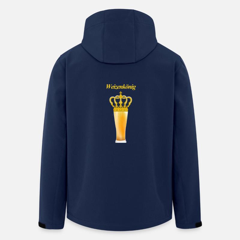 Weizenkoenig - Recycelte Männer Softshell-Jacke von Stanley/Stella - Navy