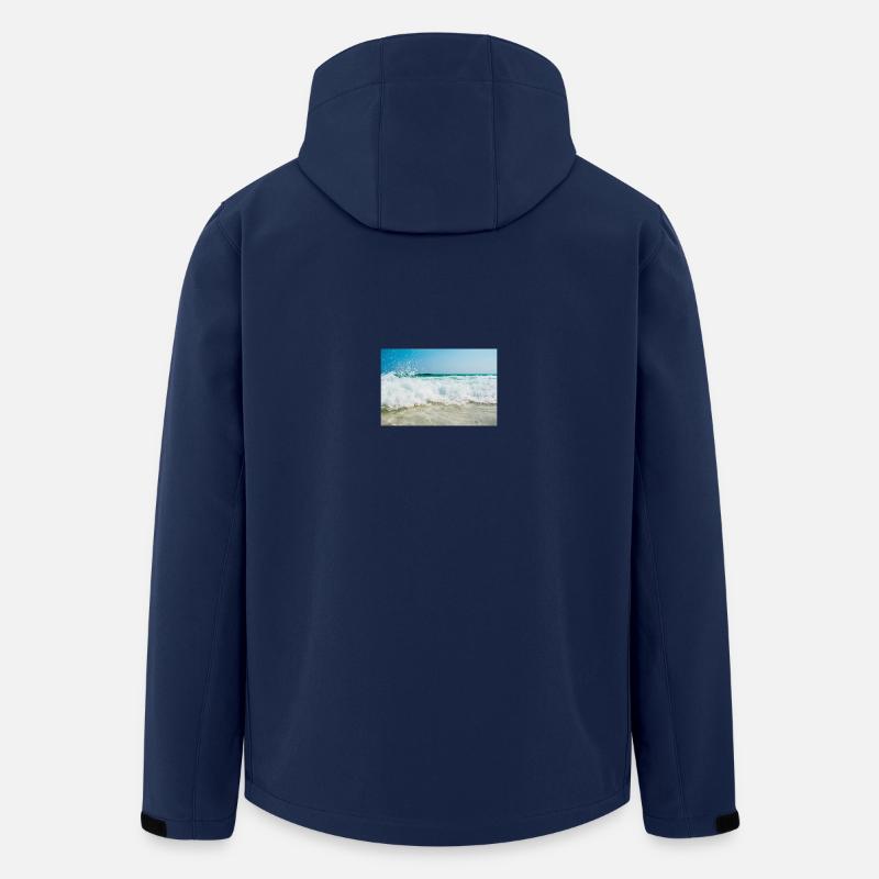 meer - Recycelte Männer Softshell-Jacke von Stanley/Stella - Navy
