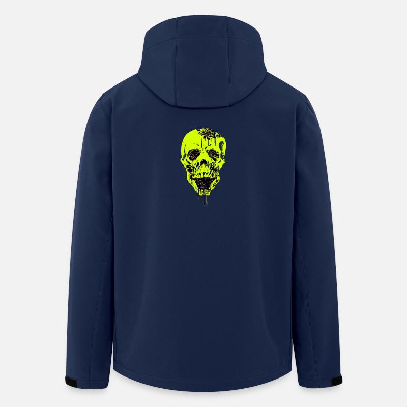 Neurowerveldeil Icône de crâne - Veste softshell homme en polyester recyclé Stanley/Stella - marine