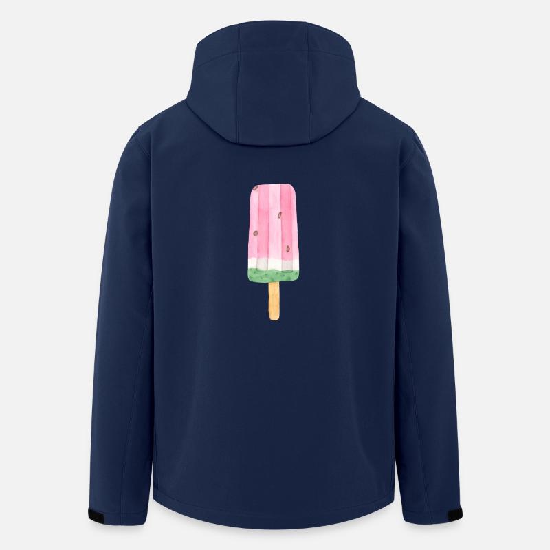 Wassermeloneneis - Recycelte Männer Softshell-Jacke von Stanley/Stella - Navy