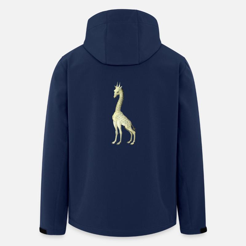 Bosch Giraffe - Recycelte Männer Softshell-Jacke von Stanley/Stella - Navy