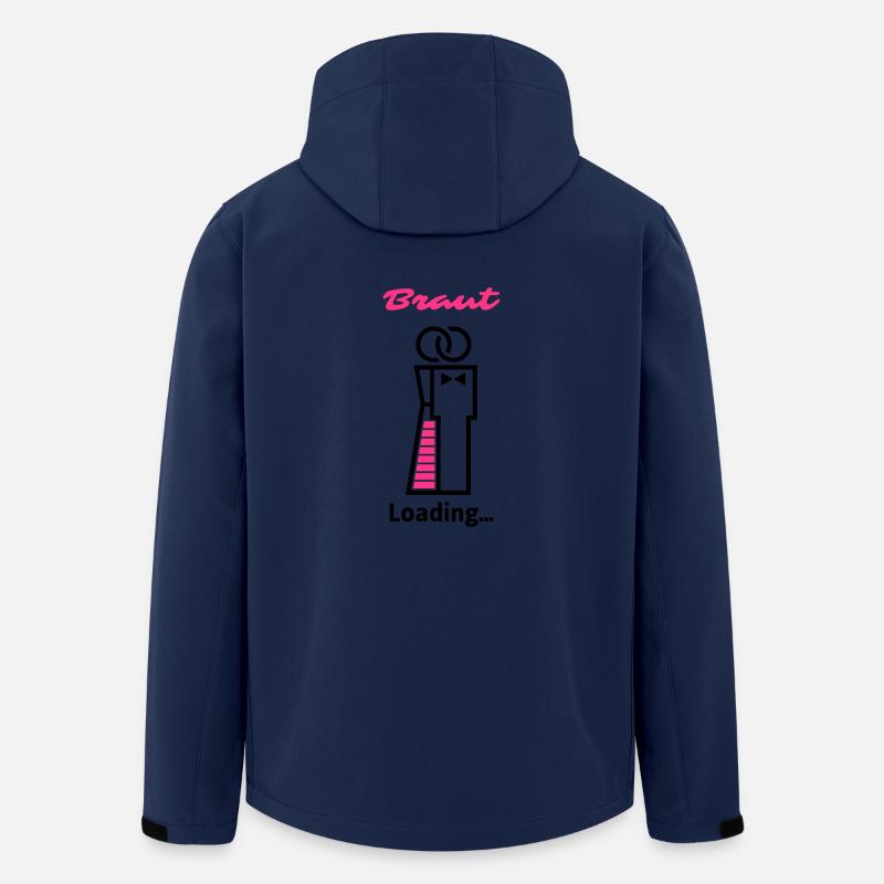 Braut Loading... - Recycelte Männer Softshell-Jacke von Stanley/Stella - Navy