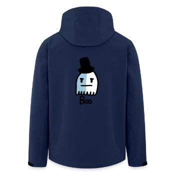fantôme mignon - Veste softshell homme en polyester recyclé Stanley/Stella - marine - Dos - AI Model Male 185 light (185cm)