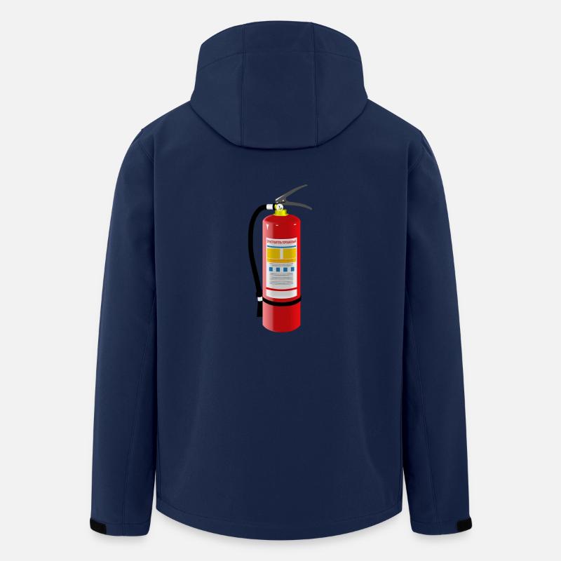 extinguisher - Men’s Recycled Softshell Jacket by Stanley/Stella - navy