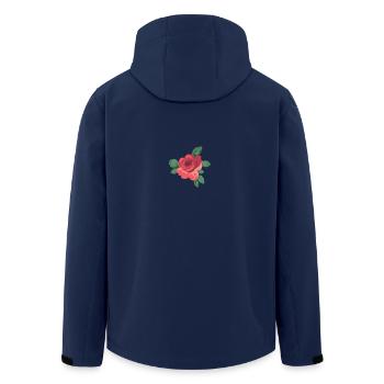 Rose - Veste softshell homme en polyester recyclé Stanley/Stella - marine - Dos - AI Model Male 185 light (185cm)