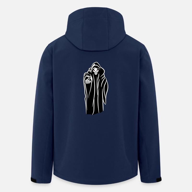 Death hooded evil - Men’s Recycled Softshell Jacket by Stanley/Stella - navy