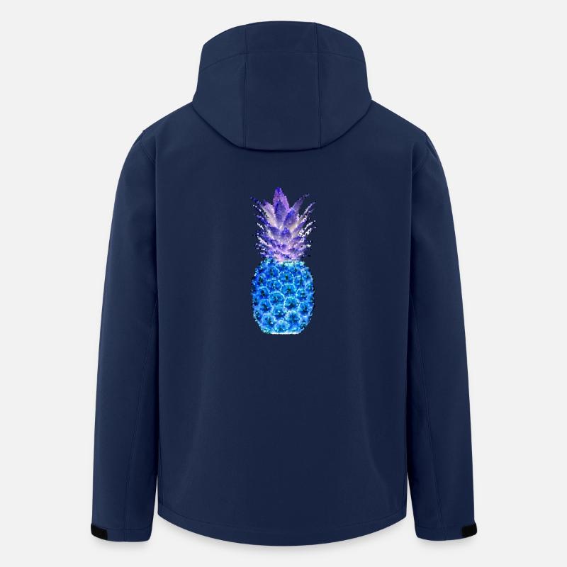 ANANAS MOSAIC nuit - Veste softshell homme en polyester recyclé Stanley/Stella - marine