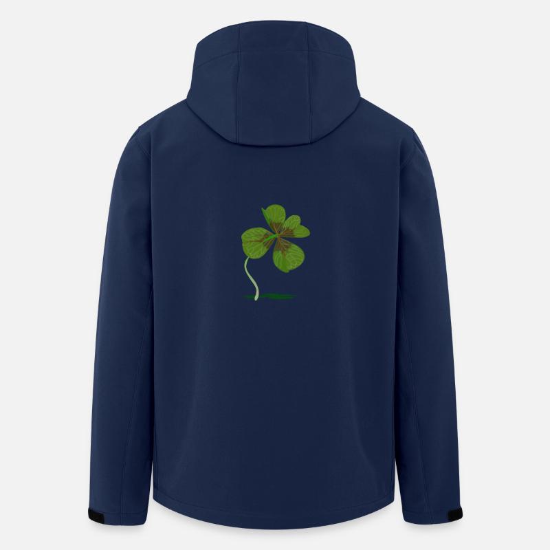 Kleeblatt - Recycelte Männer Softshell-Jacke von Stanley/Stella - Navy