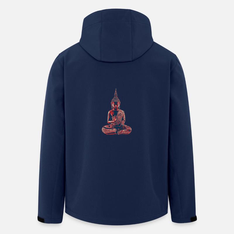 Buddha - Recycelte Männer Softshell-Jacke von Stanley/Stella - Navy