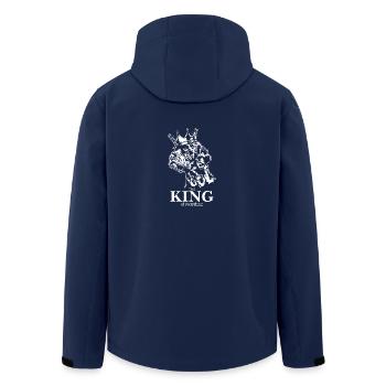 Cesky Fousek Roi de tout Chiens Wilsigns - Veste softshell homme en polyester recyclé Stanley/Stella - marine - Dos - AI Model Male 185 light (185cm)