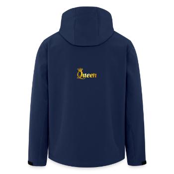 reine - Veste softshell homme en polyester recyclé Stanley/Stella - marine - Dos - AI Model Male 185 light (185cm)