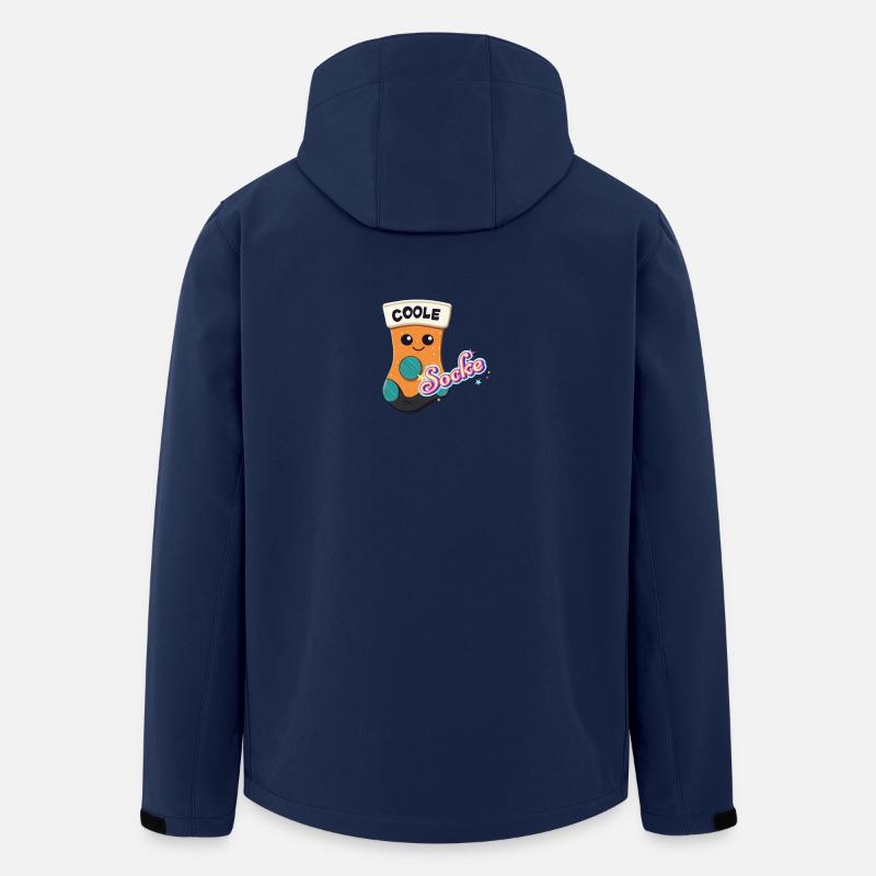 Coole Socke - Recycelte Männer Softshell-Jacke von Stanley/Stella - Navy
