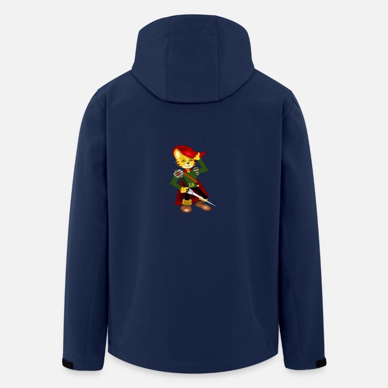 Puss in boots. Gift - Men’s Recycled Softshell Jacket by Stanley/Stella - navy