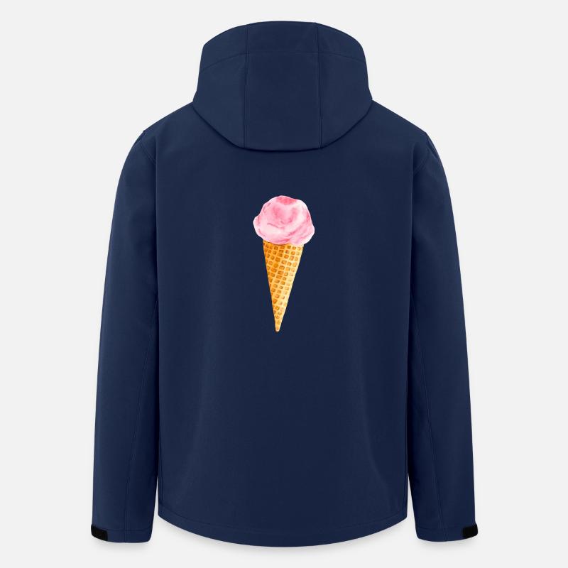 Eiscreme - Recycelte Männer Softshell-Jacke von Stanley/Stella - Navy