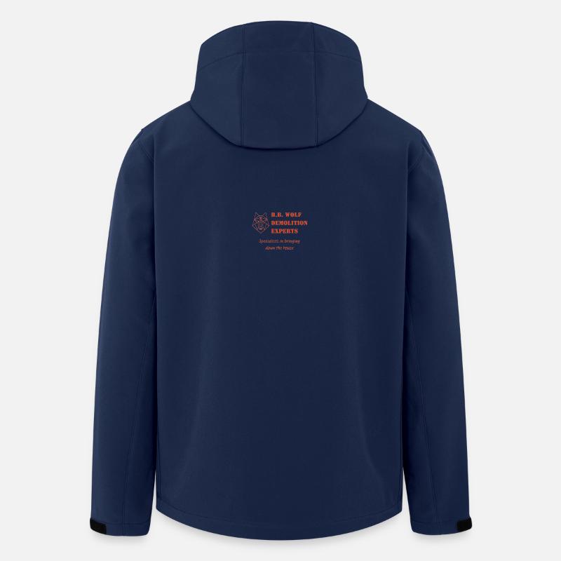 Großer böser Wolf - Recycelte Männer Softshell-Jacke von Stanley/Stella - Navy