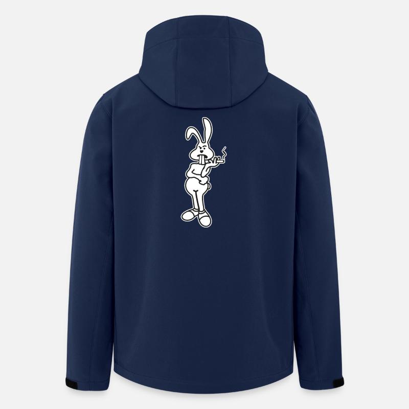 Osterhase verweigert Eier - Eier-Knappheit? - Recycelte Männer Softshell-Jacke von Stanley/Stella - Navy