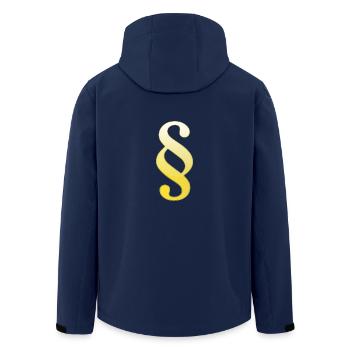 juge avocat avocat avocat juges droit justi - Veste softshell homme en polyester recyclé Stanley/Stella - marine - Dos - AI Model Male 185 light (185cm)
