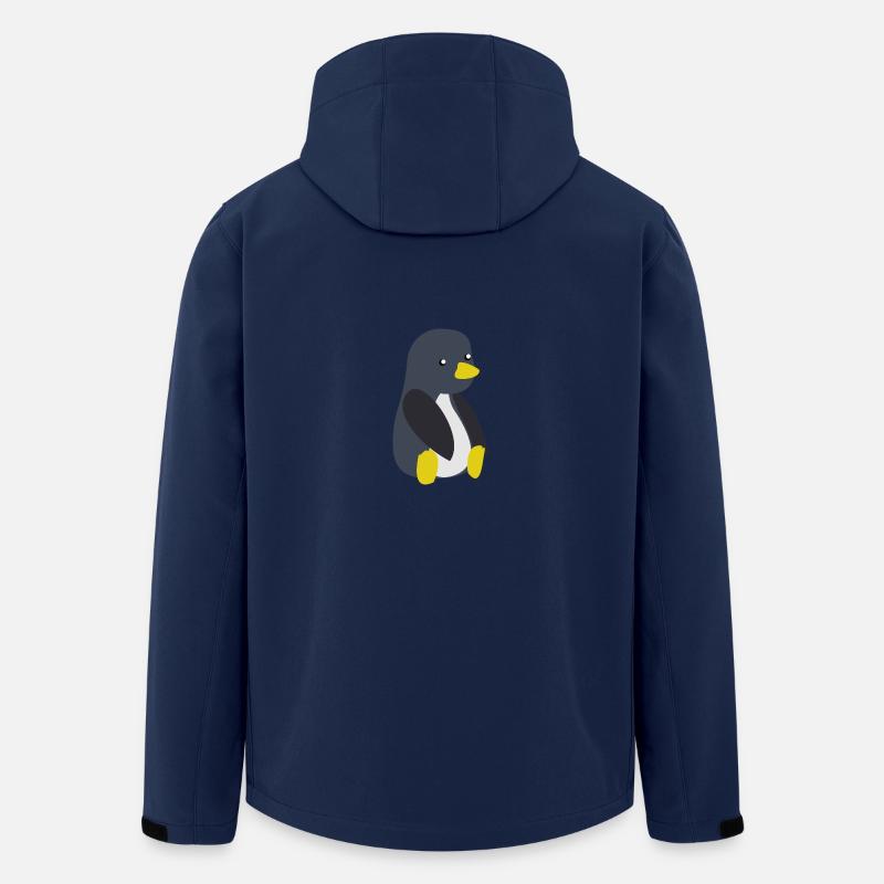 Penguin bébé - Veste softshell homme en polyester recyclé Stanley/Stella - marine