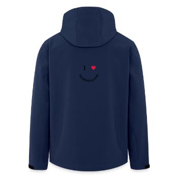 coiffeur - Veste softshell homme en polyester recyclé Stanley/Stella - marine - Dos - AI Model Male 185 light (185cm)