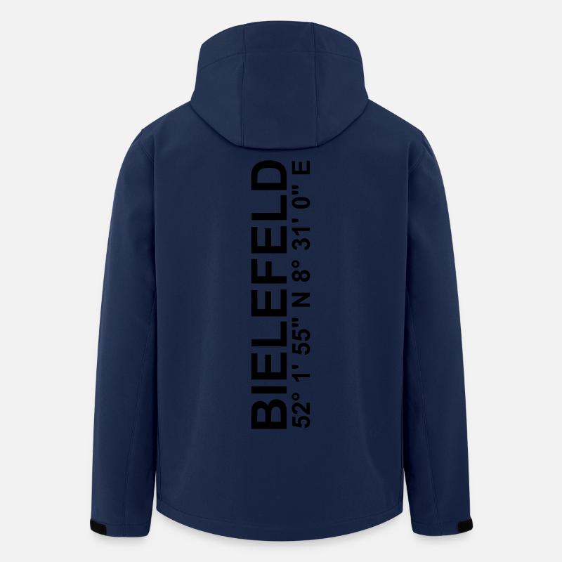 BIELEFELD coordonne Schüco Arena DSC - Veste softshell homme en polyester recyclé Stanley/Stella - marine