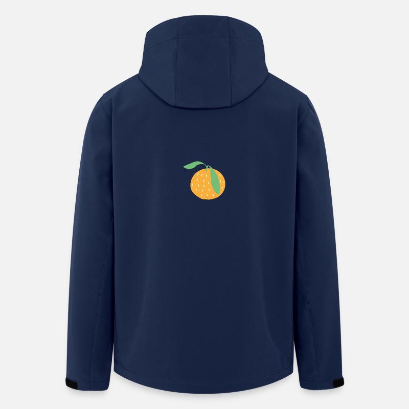 orange - Veste softshell homme en polyester recyclé Discoverer Stanley/Stella - marine