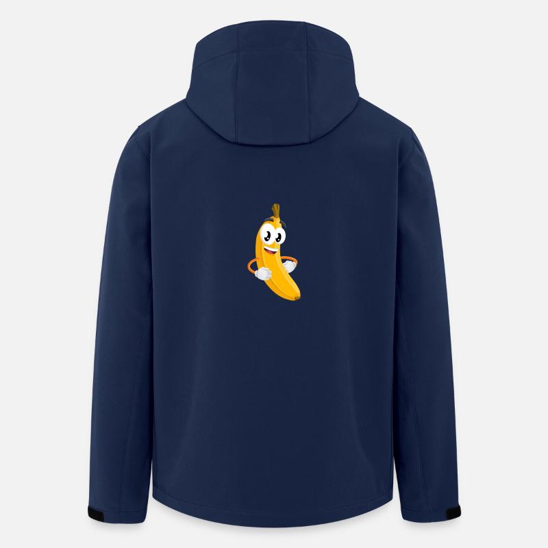 banana - Recycelte Männer Softshell-Jacke von Stanley/Stella - Navy