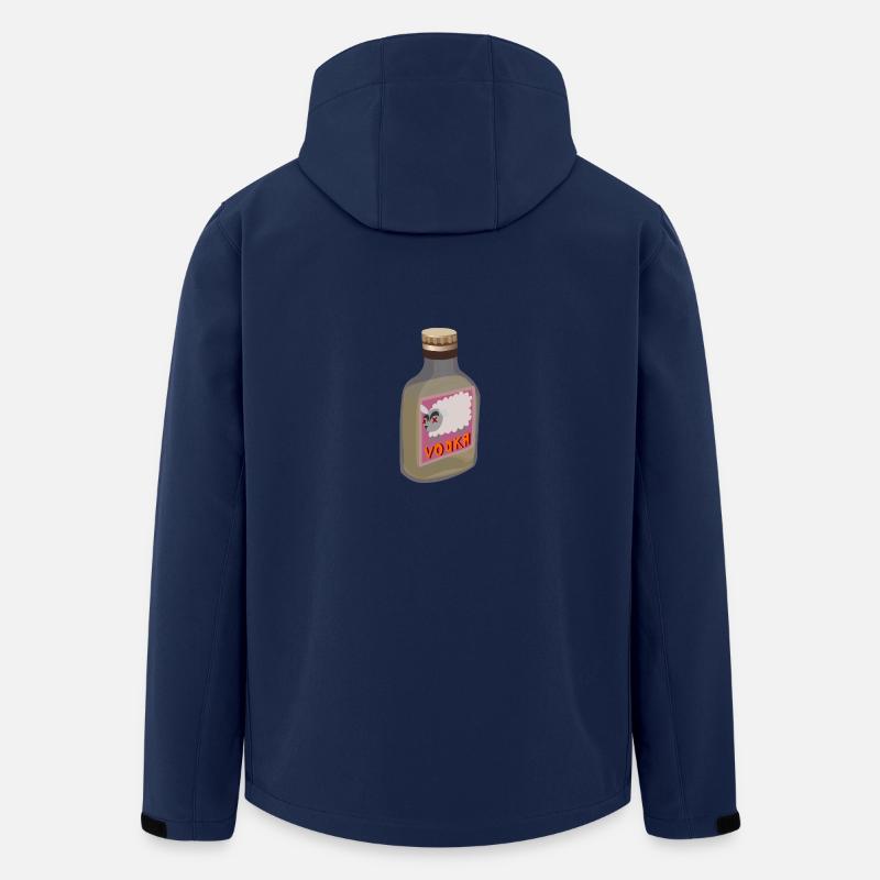 Wodkaflasche - Recycelte Männer Softshell-Jacke von Stanley/Stella - Navy