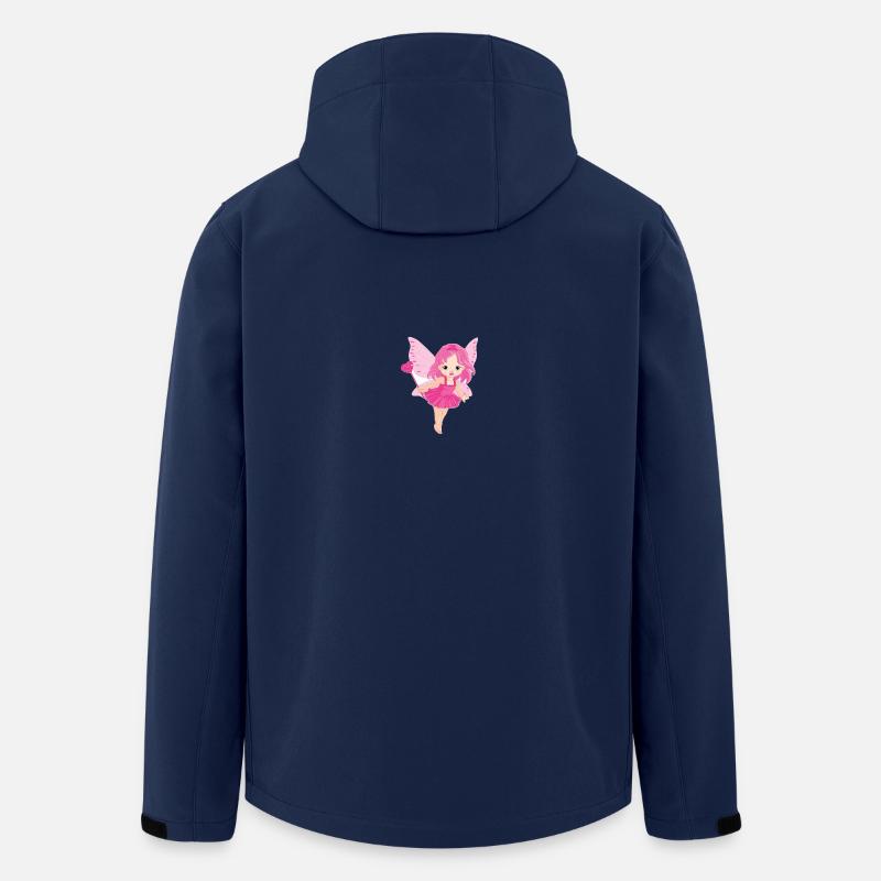 Les ailes de fée - Veste softshell homme en polyester recyclé Stanley/Stella - marine