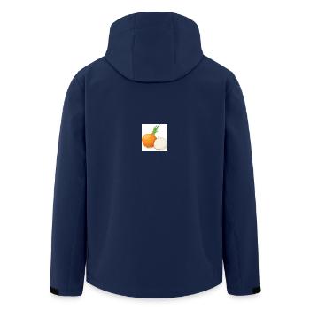 Zwiebel - Recycelte Männer Softshell-Jacke von Stanley/Stella - Navy - Hinten - AI Model Male 185 light (185cm)