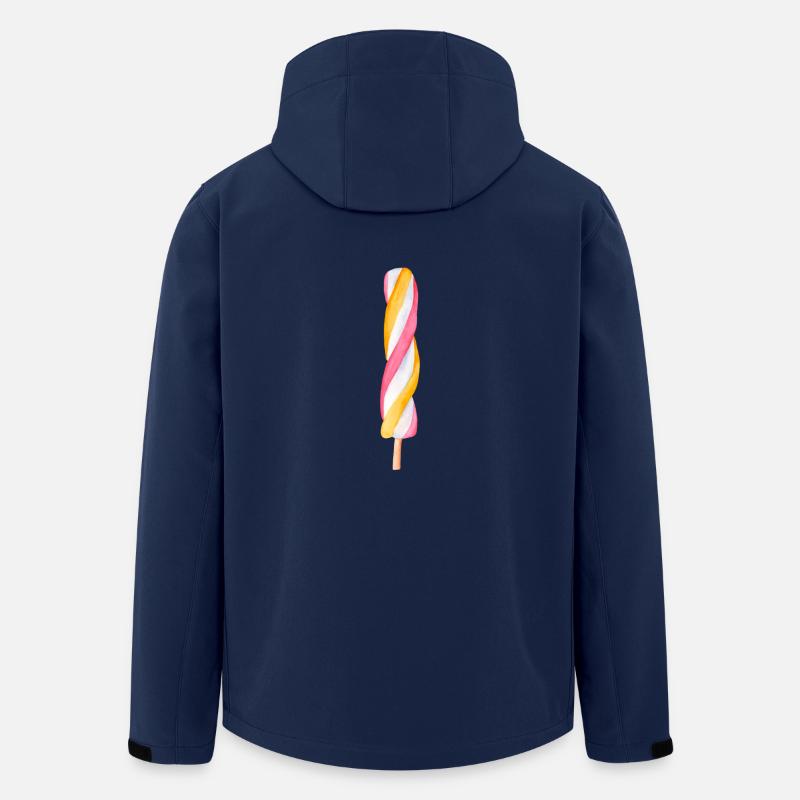 Mehrfarbige Eiscreme - Recycelte Männer Softshell-Jacke von Stanley/Stella - Navy